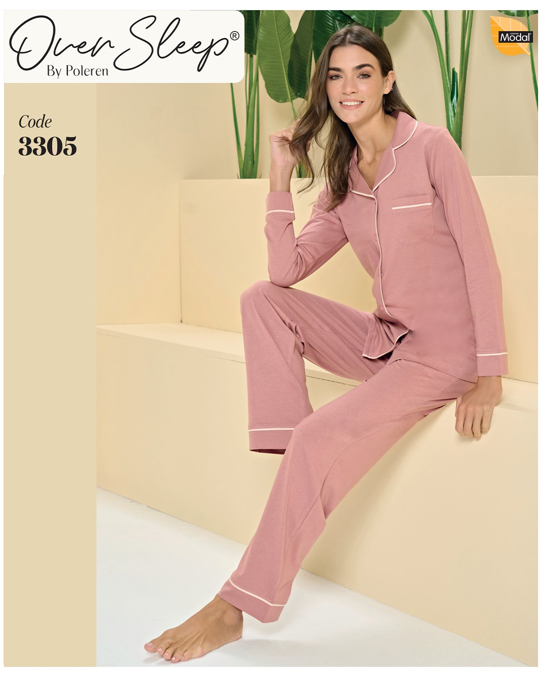 ЖЕНСКИ СЕТ ПИЖАМИ МОДАЛ 3305