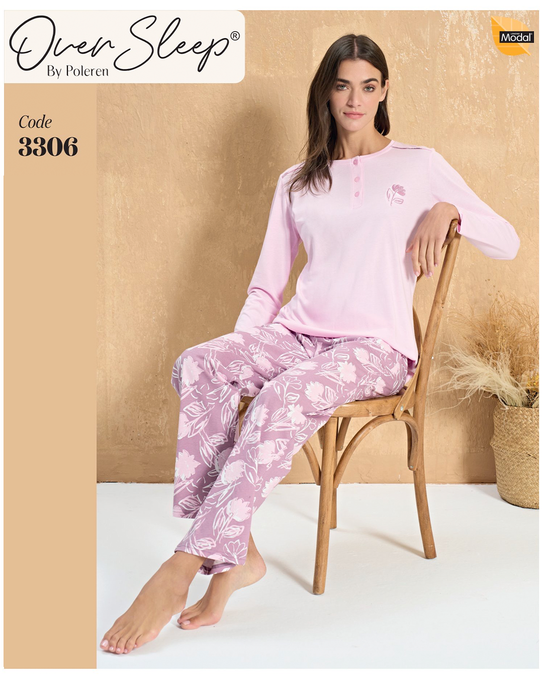 ЖЕНСКИ СЕТ ПИЖАМИ МОДАЛ 3306