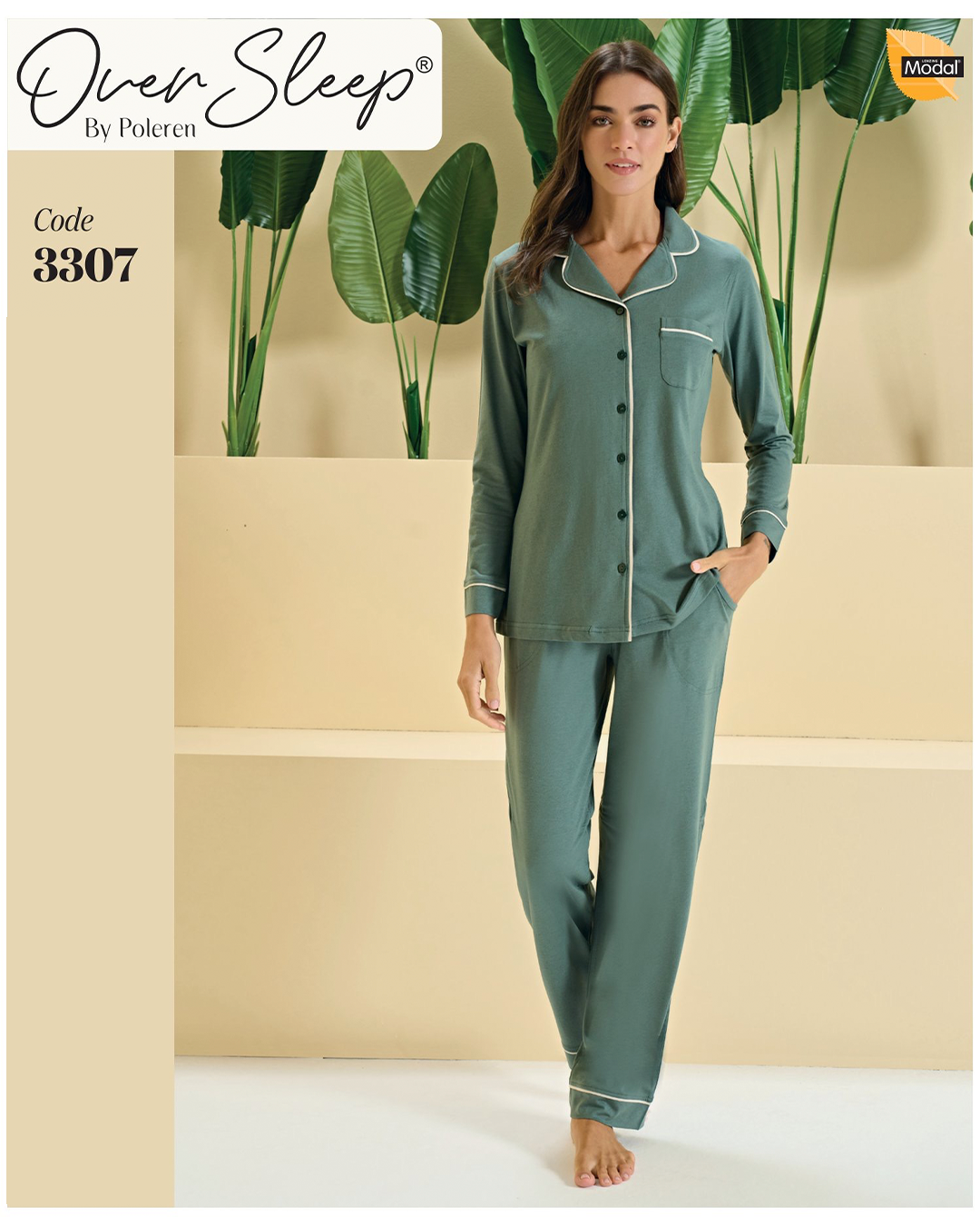 ЖЕНСКИ СЕТ ПИЖАМИ МОДАЛ 3307