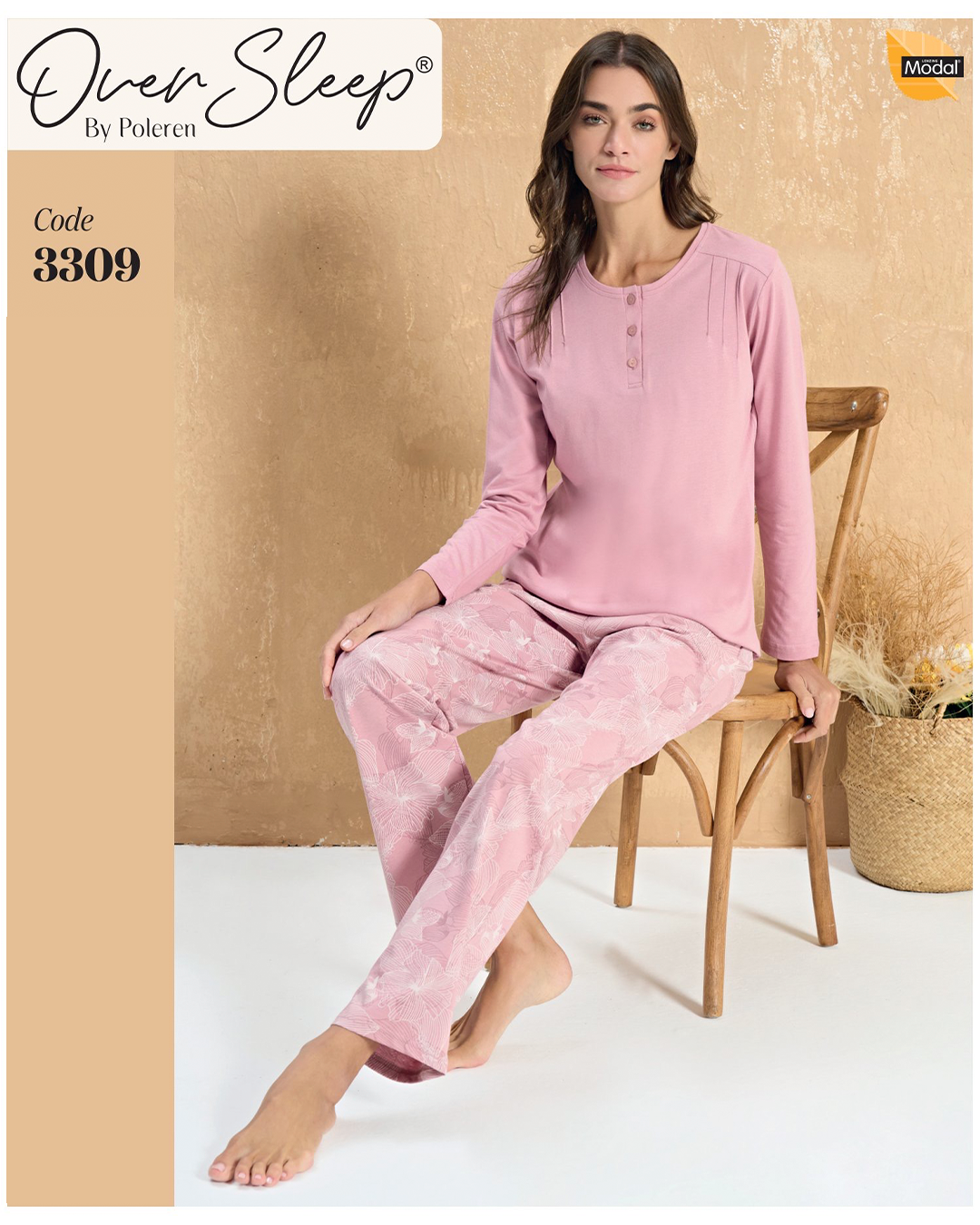 ЖЕНСКИ СЕТ ПИЖАМИ МОДАЛ 3309