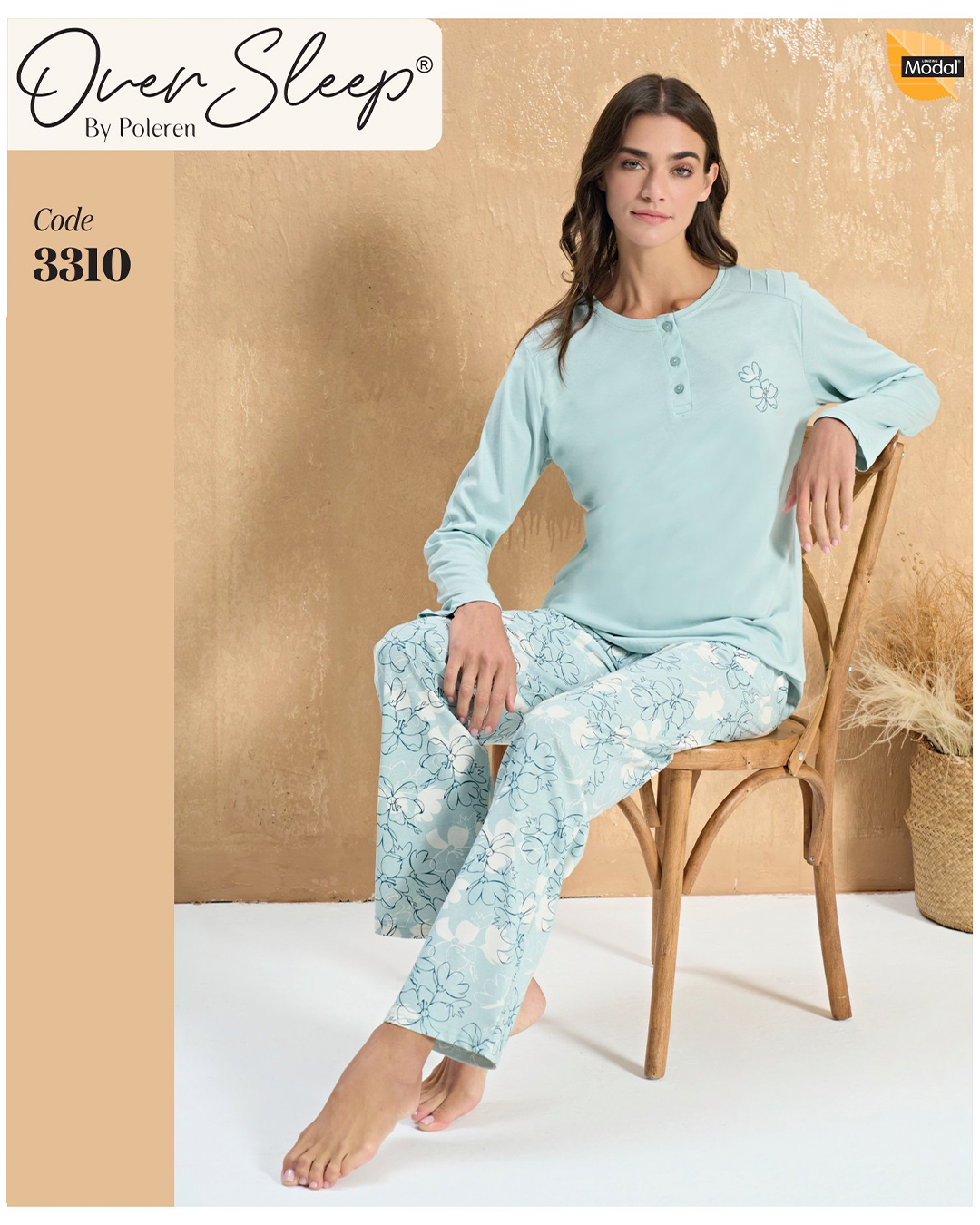 ЖЕНСКИ СЕТ ПИЖАМИ МОДАЛ 3310