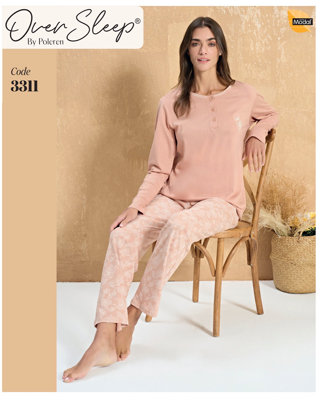 ЖЕНСКИ СЕТ ПИЖАМИ МОДАЛ 3311