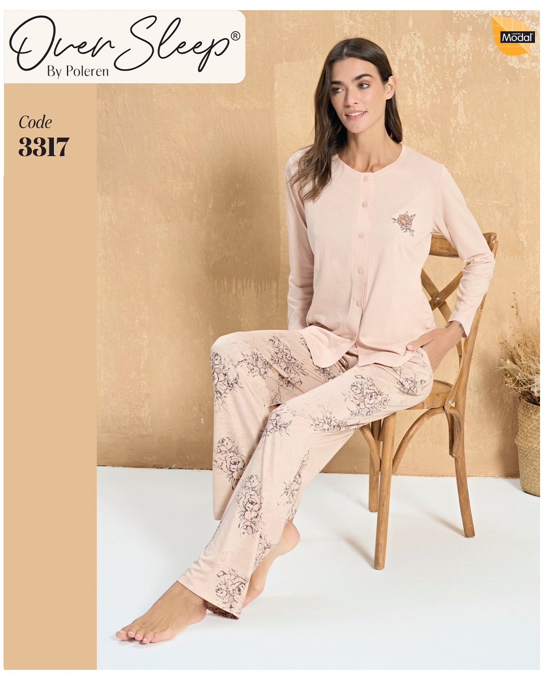 ЖЕНСКИ СЕТ ПИЖАМИ МОДАЛ 3317