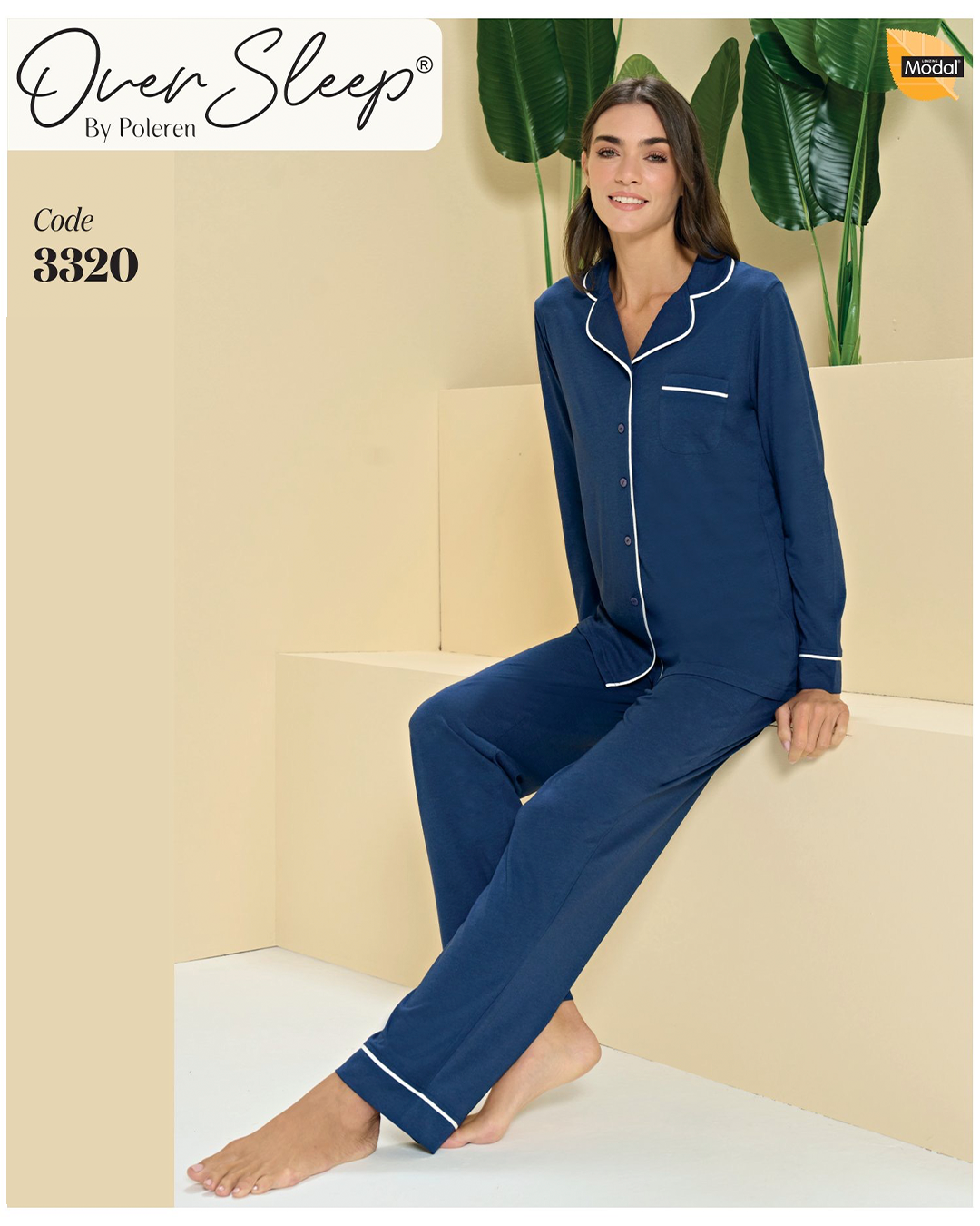 ЖЕНСКИ СЕТ ПИЖАМИ МОДАЛ 3320